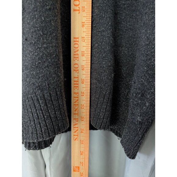 Patagonia 80% Wool Blend Gray Sweater V-Neck Long Sleeve Sweatshirt Mens Size M - Picture 5 of 6